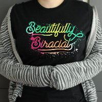 Magnifiquement Biracial Race Mixte Multiracial