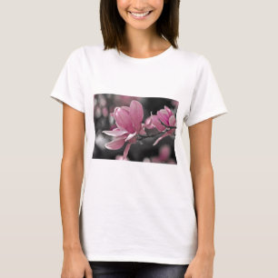 T-shirt Magnolia à assiette japonaise rose