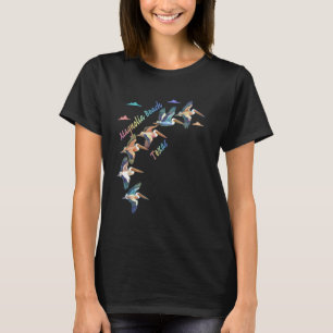 T-shirt Magnolia Beach Texas Coloré Cravate-Dye Pelican Ar
