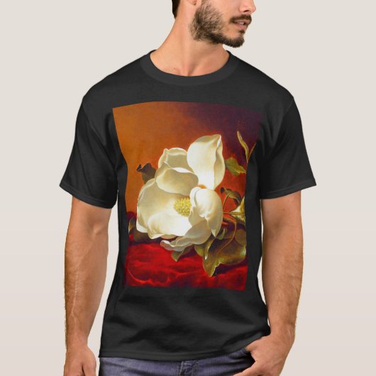T-shirt Magnolia sur Red Velvet Martin Johnson Heade (Devant)