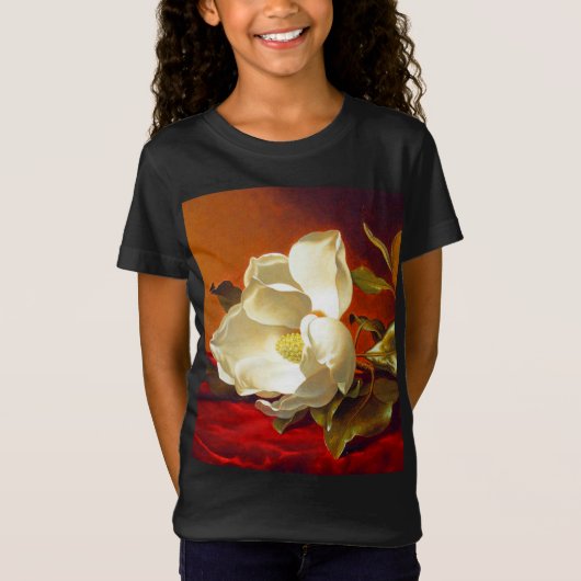 T-Shirt Magnolia sur Red Velvet Martin Johnson Heade (Devant)