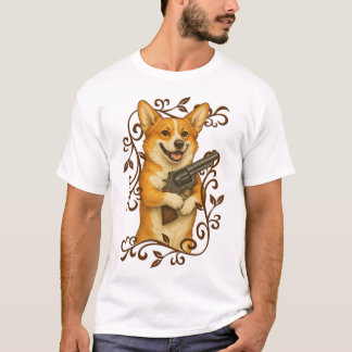 T-shirt Magnum Corgi I - Bordure à défilement