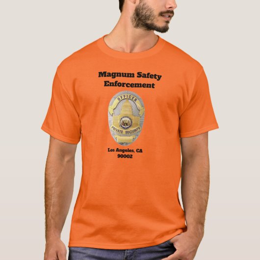 T-shirt Magnum Safety Enforcement  (Devant)