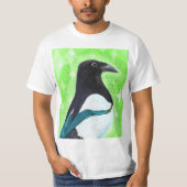 T-shirt Magpie curieuse (Devant)