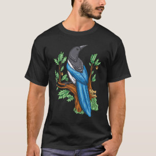 T-shirt Magpie Oiseau Oiseau Oiseau Oiseau Observation Mig