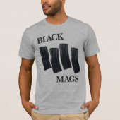 T-SHIRT MAGS NOIR (Devant)