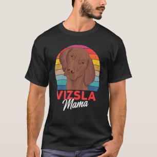 T-shirt Magyar Vizsla Mama Chien Maman Filles Femmes