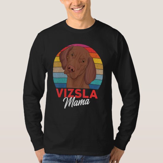 T-shirt Magyar Vizsla Mama Chien Maman Filles Femmes (Devant)