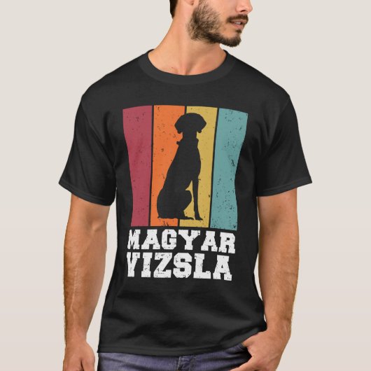 T-shirt Magyar Vizsla Vintage (Devant)