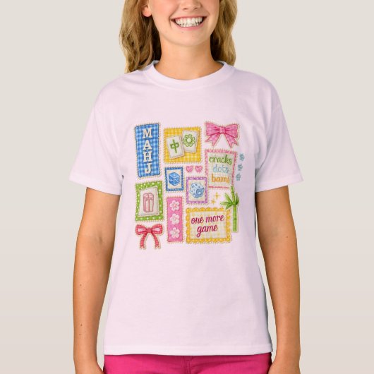 T-shirt Mah Jong Encore Une Partie (Devant)