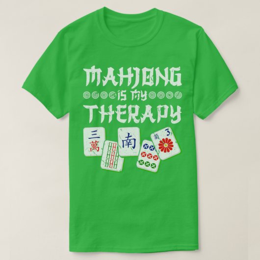 T-shirt Mah Jong Thérapie Mahjong (Design devant)