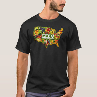 T-shirt MAHA Rendre l'Amérique saine à nouveau - MAHA MAP 