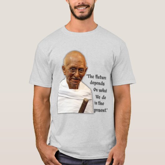 T-shirt Mahatma Gandhi Them (Devant)