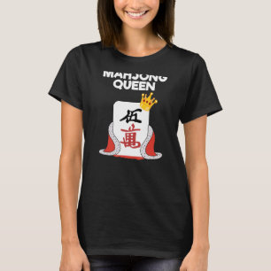 T-shirt Mahjong - Drôle reine Mahjong