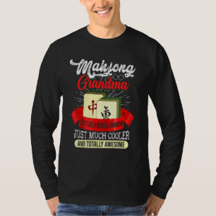 T-shirt Mahjong Grandma est un Mahjong chinois Glacière