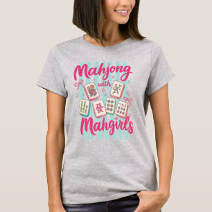 T-shirt Mahjong, Mahjong avec Mahgirls, Nuit de jeux d'été