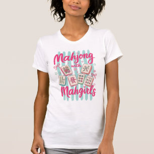 T-shirt Mahjong, Mahjong avec Mahgirls, Nuit de jeux d'été