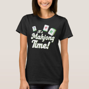 T-shirt Mahjong Mahjong Heure Mahjong Mahjong Joueurs
