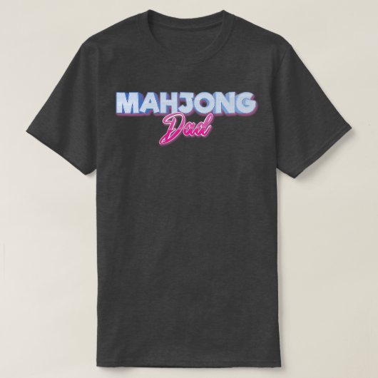 T-shirt Mahjong Papa (Design devant)