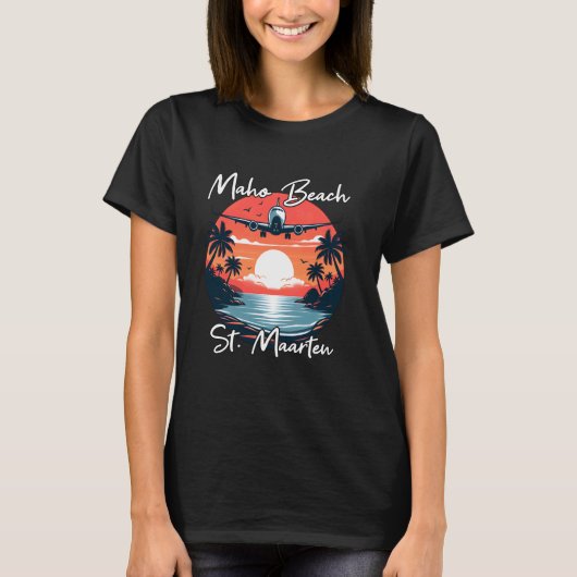 T-shirt Maho Beach St. Maarten (Devant)