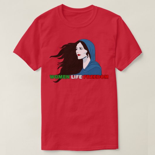 T-shirt Mahsa Amini 3 (Design devant)