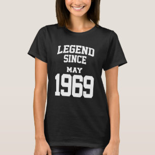 T-shirt Mai 1969 54e anniversaire Légende 54 ans