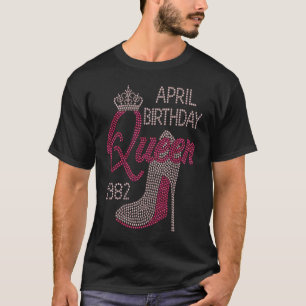T-shirt Mai 1982 Fille d'anniversaire pour femmes Reine 39