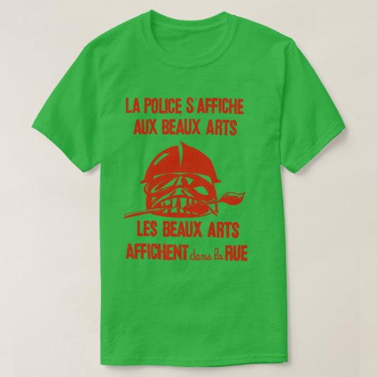 T-shirt Mai 68 Paris Riots (Design devant)