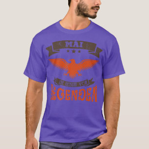 T-shirt Mai Anniversaire La Naissance Des Légendes Premium