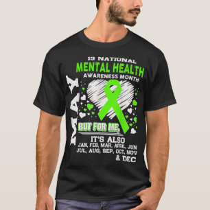 T-shirt Mai est le mois de la sensibilisation à la santé m