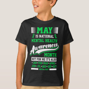 T-shirt Mai est le mois national de la sensibilisation à l