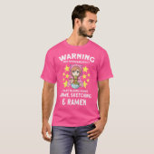 T-shirt Mai Parler D'Anime Esquisse Ramen Anime (Devant entier)