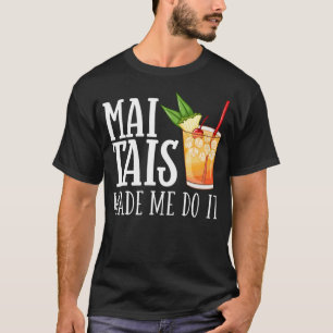 T-shirt Mai Tai Cocktail Recipe Mix Glass