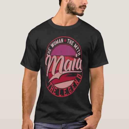 T-shirt Maia la dame du mythe Légende (Devant)