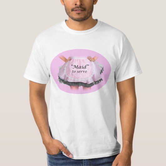 T-shirt Maid to Serve (Devant)