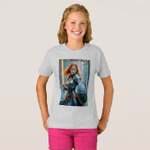 T-shirt Maiden guerrier (Devant entier)