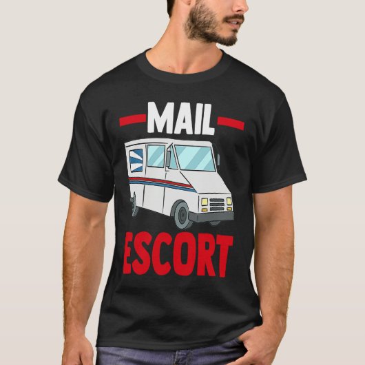 T-shirt Mail Carrier Postman Mailman Postal Worker Mail Es (Devant)