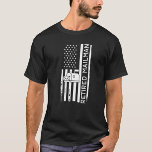 T-shirt Mail Carrier Retro Vintage Postal Worker Usa Us Fl