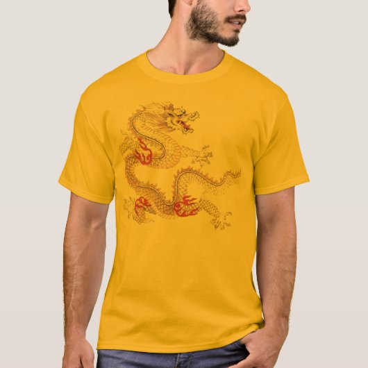 T-shirt Mail de chance de dragon (Devant)