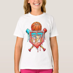 T-shirt Maillot de baseball basketball numéro 67 Drip Spor