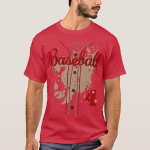 T-shirt Maillot de Baseball Numéro 4 Uniforme de Baseball