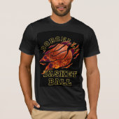 T-shirt Maillot de basket flambant  (Devant)