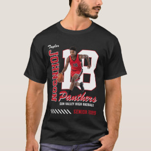 T-shirt Maillot de Basket Personnalisé avec Photo et Numér