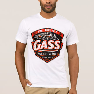 T-shirt Maillot de biker 'Ride Fast Live Free'
