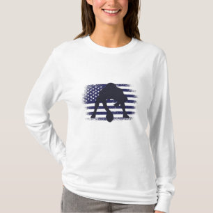 T-shirt Maillot de fan de football américain drapeau États