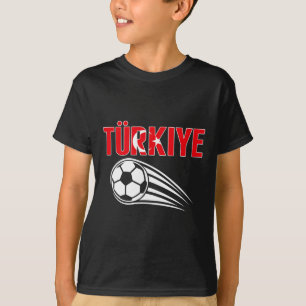 T-shirt Maillot de fans de football fiers de la Turquie -