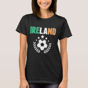 T-shirt Maillot de fans de football irlandais fier - Soute