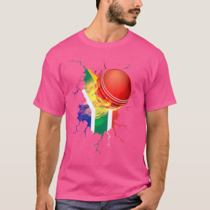 T-shirt Maillot de fans de l'Afrique du Sud Cricket 2020 P