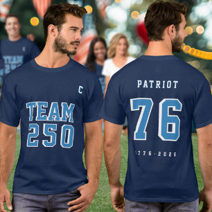 T-shirt Maillot de fête de l'équipe 250 pour le 250e anniv