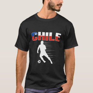 T-shirt Maillot de football du Chili Soutien de l'équipe d